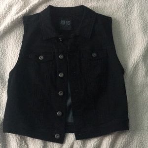 Iron Fist black Misfits denim vest